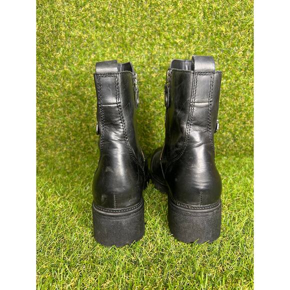 Harley Davidson Women's Amherst Short Biker Boot 8 - Picture 7 of 14